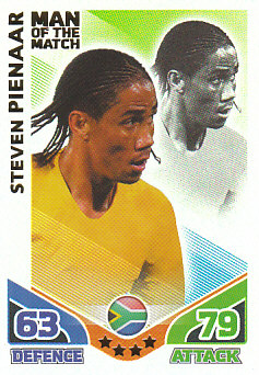 Steven Pienaar South Africa 2010 World Cup Match Attax Man of the Match #273